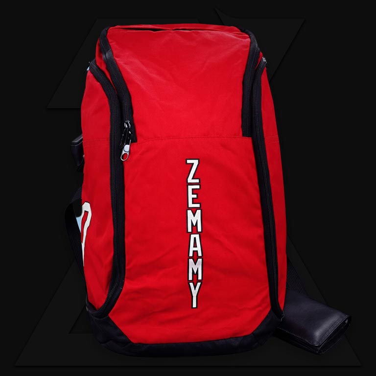 Custom basketball backpack manufacturing reference by Zemamy