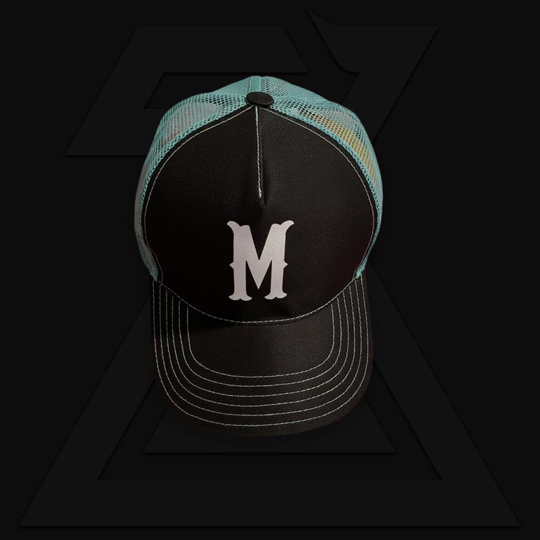 Custom trucker hats manufacturing reference by Zemamy