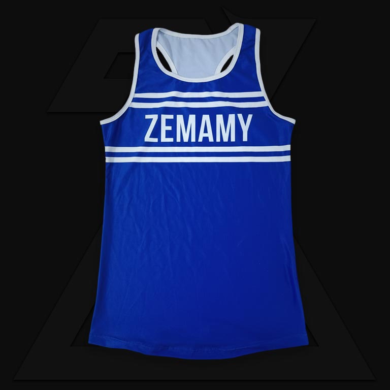 Girls training tank top manufacturing reference by Zemamy