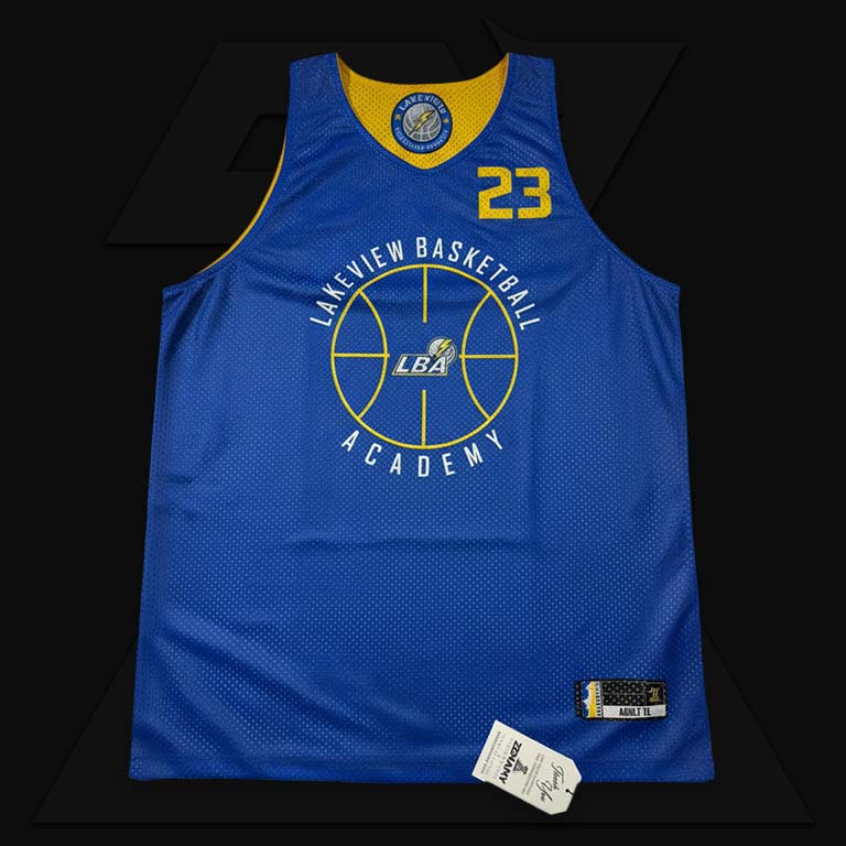 Custom reversible basketball jerseys production