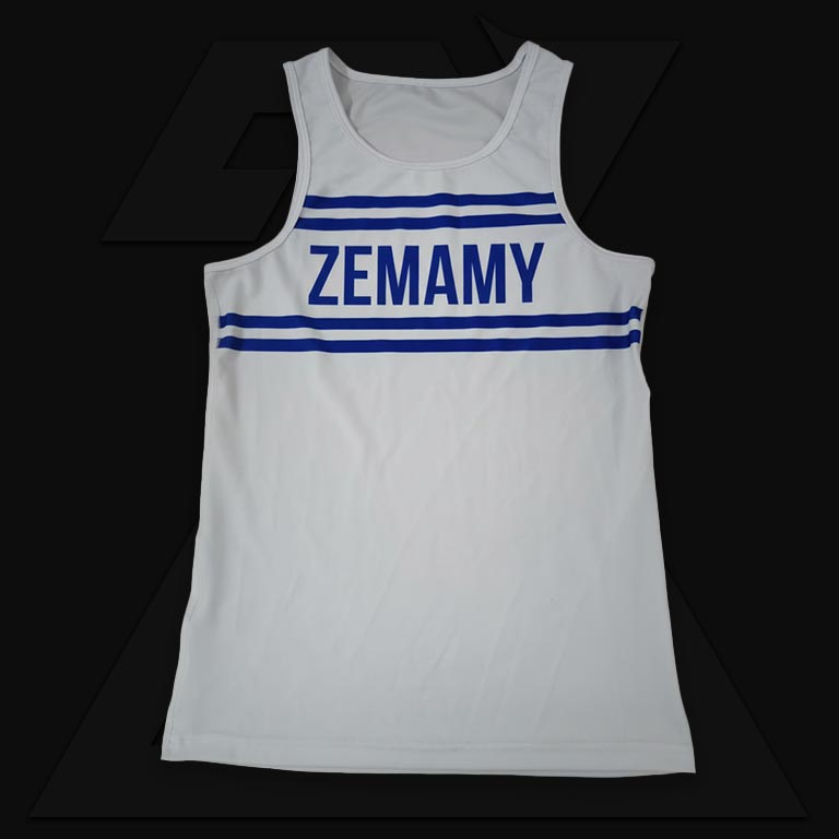 Men training tank top manufacturing showcase