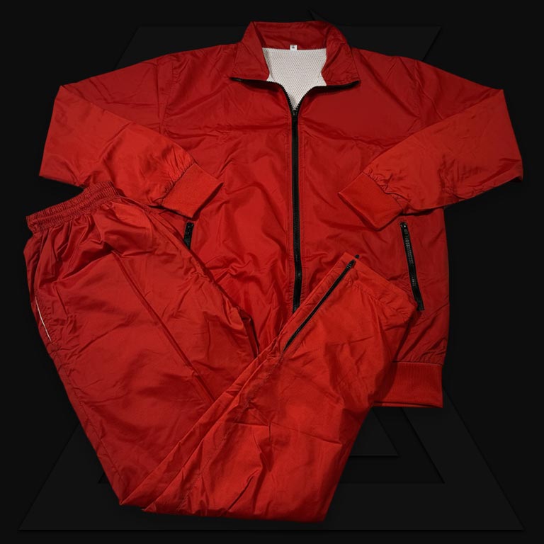 Custom casual tracksuits manufacturing showcase